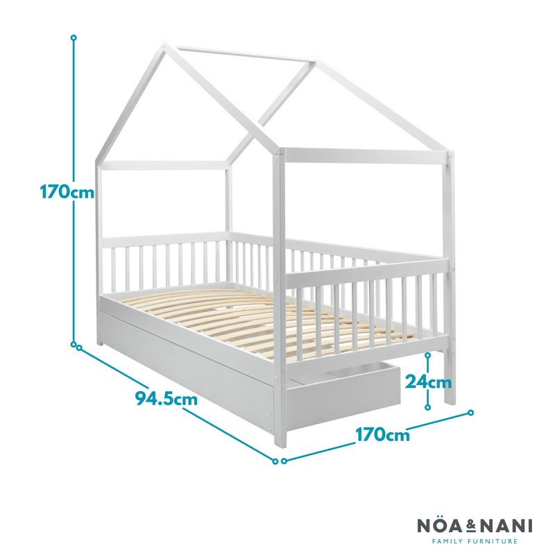 Lottie Treehouse Single Day Bed in Classic White
