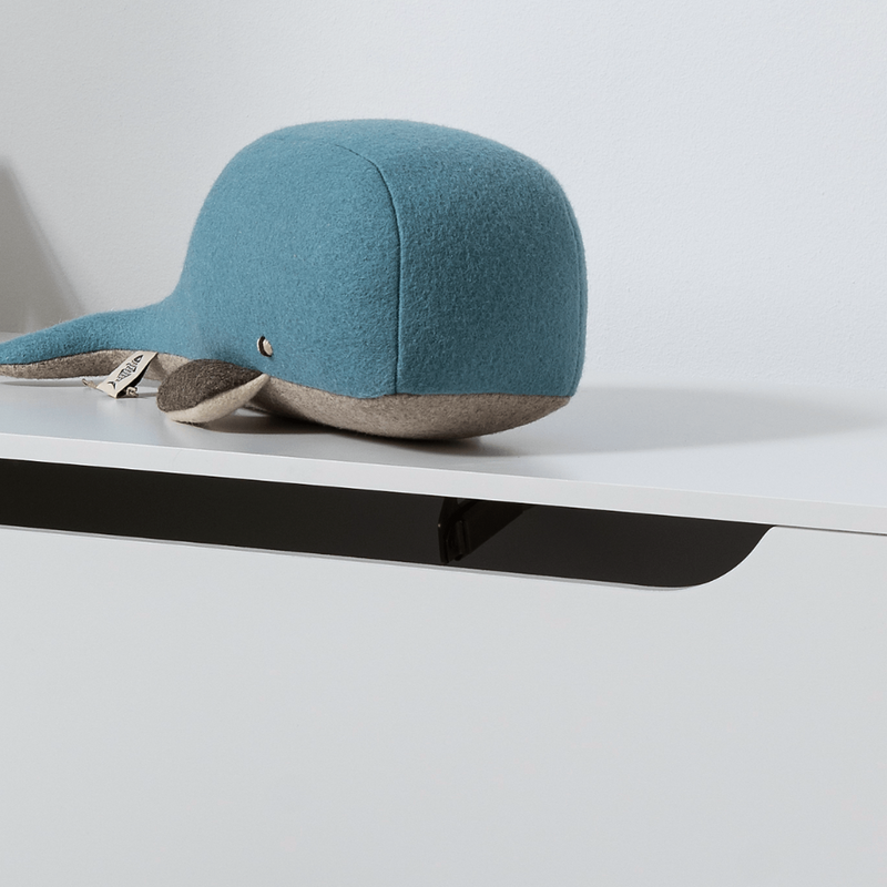 Ida Toy Box Toy Storage Organiser in Classic White