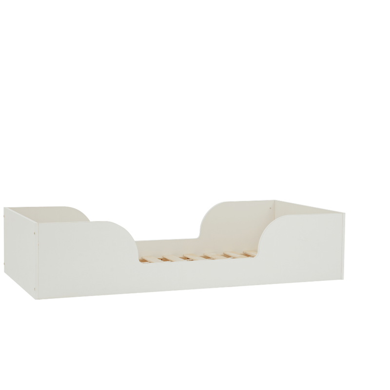Lily Shorty Floor Bed in Classic White