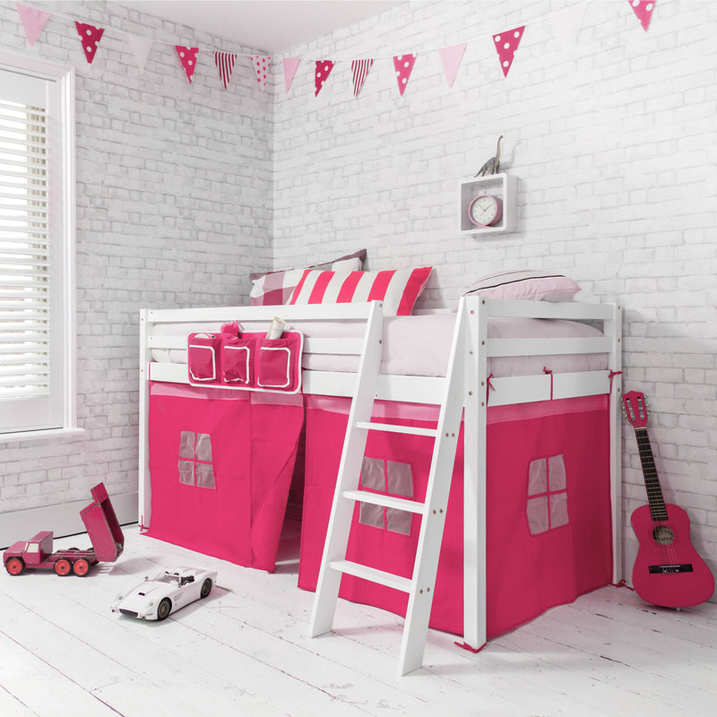 Bed Tidy in Pretty Pink Design with Pockets Bed Organiser