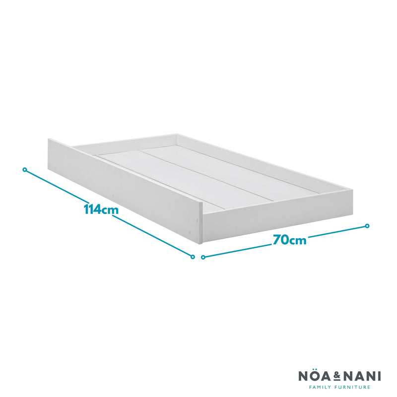 Juni Trundle for Toddler Bed Trundle Only in Classic White