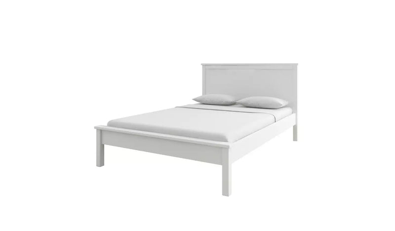 Brooklyn Double Wooden Bed Frame - White 16919205 (OpenBox- See T's & C's for details)