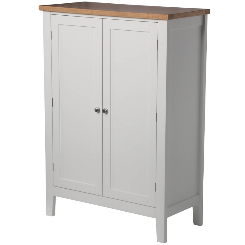 Leines Shoe Storage Cabinet in Classic White