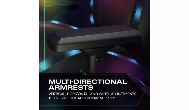 Sparta RGB Gaming Chair - Black 17467017 (OpenBox- See T's & C's for details)
