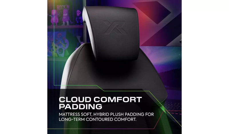 Sparta RGB Gaming Chair - Black 17467017 (OpenBox- See T's & C's for details)