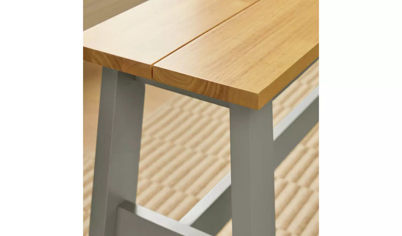 Chicago Solid Wood Dining Bench - Grey 17515646 (OpenBox- See T's & C's for details)