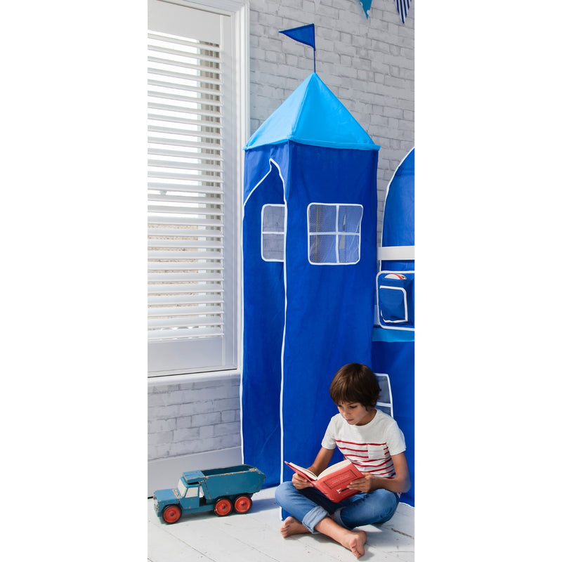 Top Tower for Cabin Bed in Blue Design