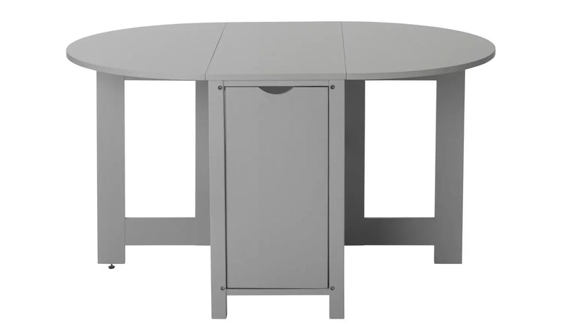 Butterfly Ext Grey Dining Table & 4 Grey Chairs 18461634 (OpenBox- See T's & C's for details)