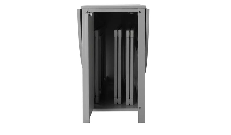 Butterfly Ext Grey Dining Table & 4 Grey Chairs 18461634 (OpenBox- See T's & C's for details)