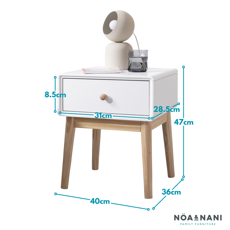 Frank Side Table in White