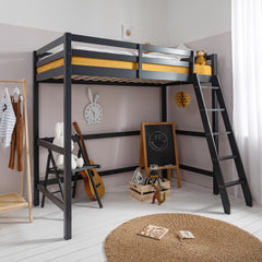 Thomas High Sleeper Cabin Bed in Anthracite