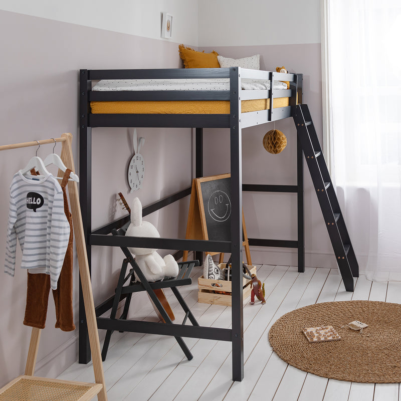 Thomas High Sleeper Cabin Bed in Anthracite