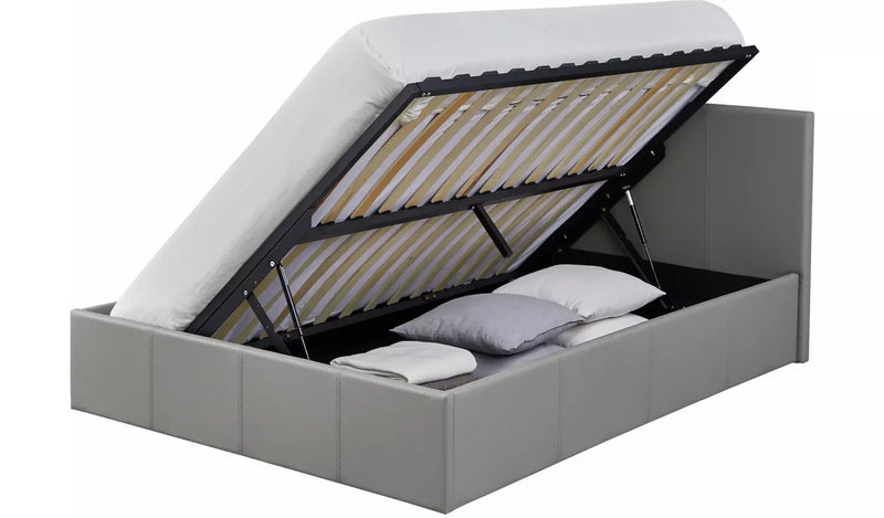 Lavendon Small Double Side Open Ottoman Bed- Grey 19432947 (OpenBox- See T's & C's for details)