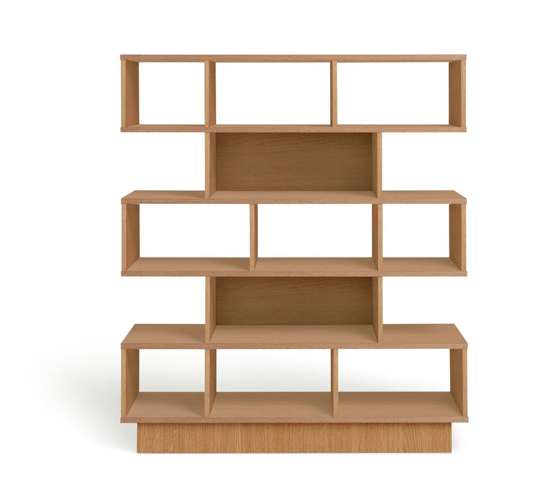 Wide cube  Shelving Unit - Oak Effect 14493651 (Open Box- See T's & C's for details)