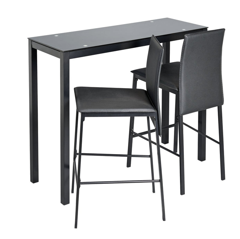 Raye White Dining Table & 4 White Chairs 13493580 (Open Box- See T's & C's for details)