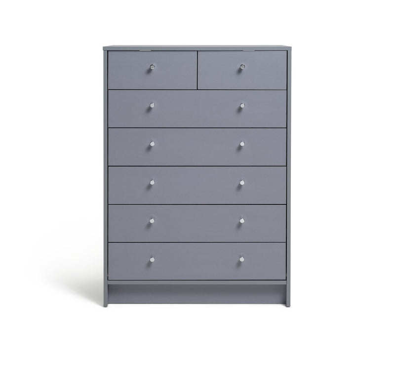 Malibu 7 Drawer Chest - Grey 18268466 (Open Box- See T's & C's for details)