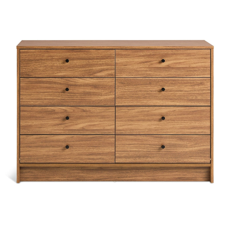 Malibu 8 Drawer Chest - Walnut 17942893 (Open Box- See T's & C's for details)