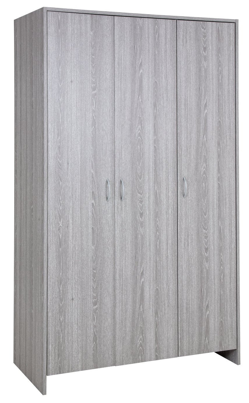 Seville 2 Door Open Shelf Wardrobe - Grey Oak Effect 17930991 (Open Box- See T's & C's for details)