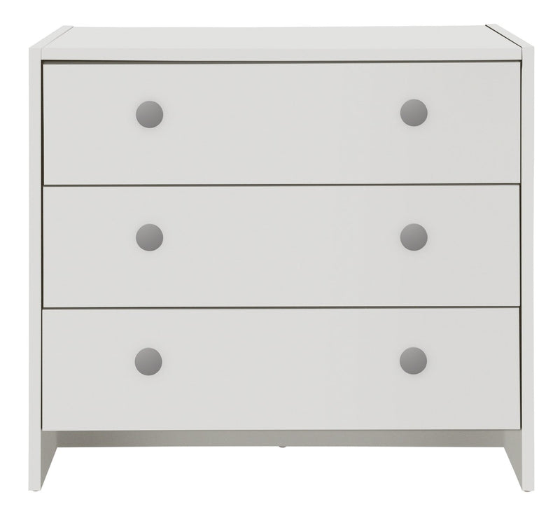 Seville 3 Drawer Chest - White 11702187 (Open Box- See T's & C's for details)
