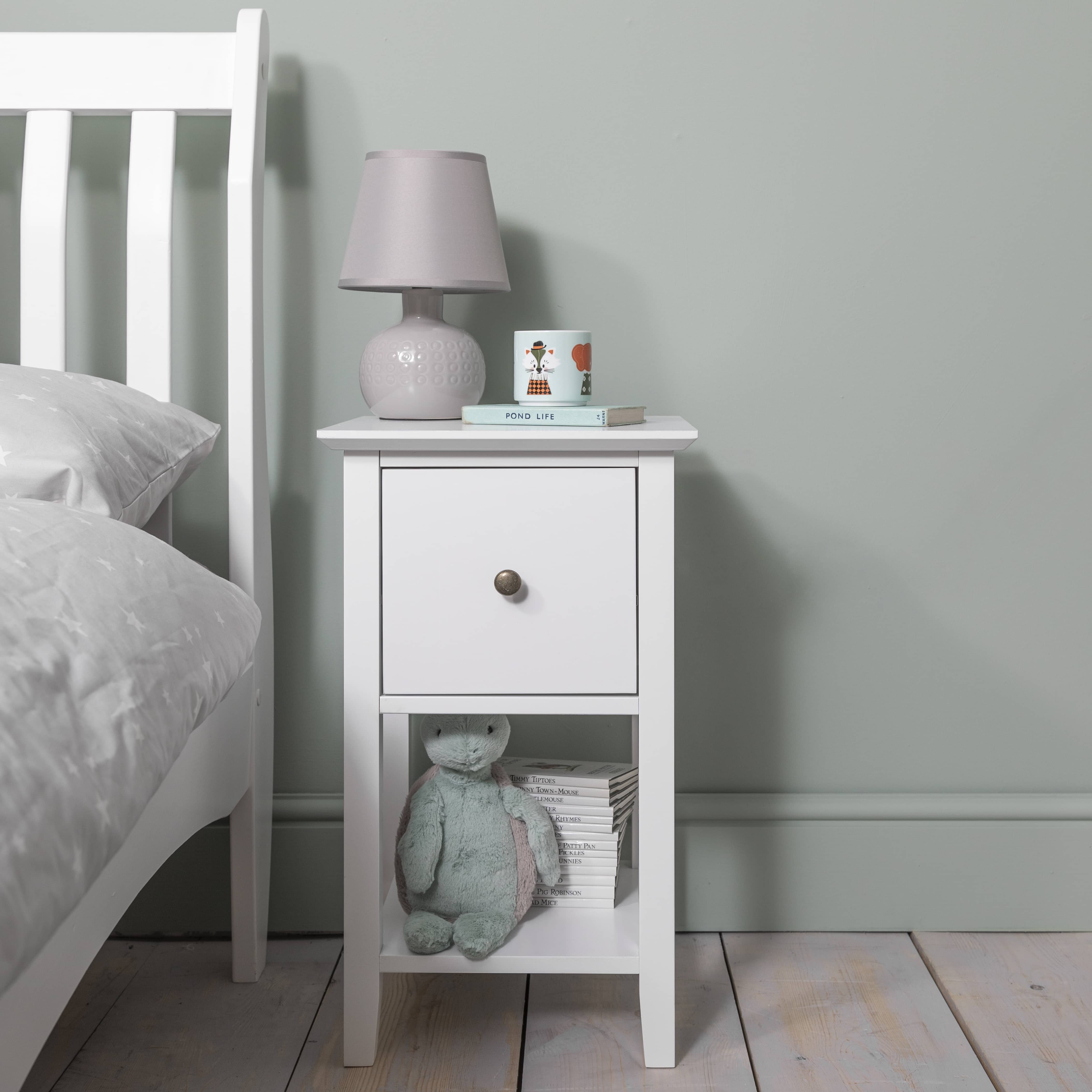 Asora Bedside Table Drawer Classic