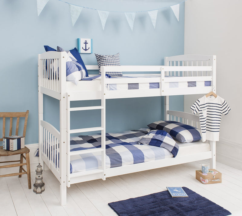 Brighton Bunk Bed with 2 Single Beds in White