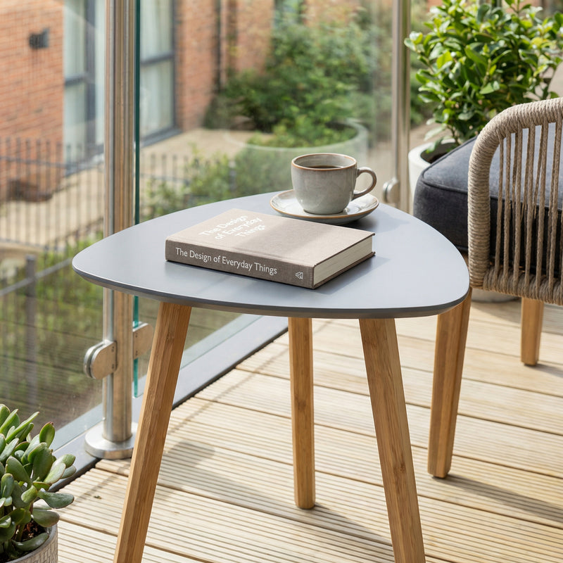 Malme Small Outdoor Side Table for Balcony & Patio in Choice of Colours