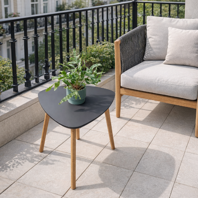 Malme Extra Large Outdoor Side Table for Balcony & Patio in Choice of Colours