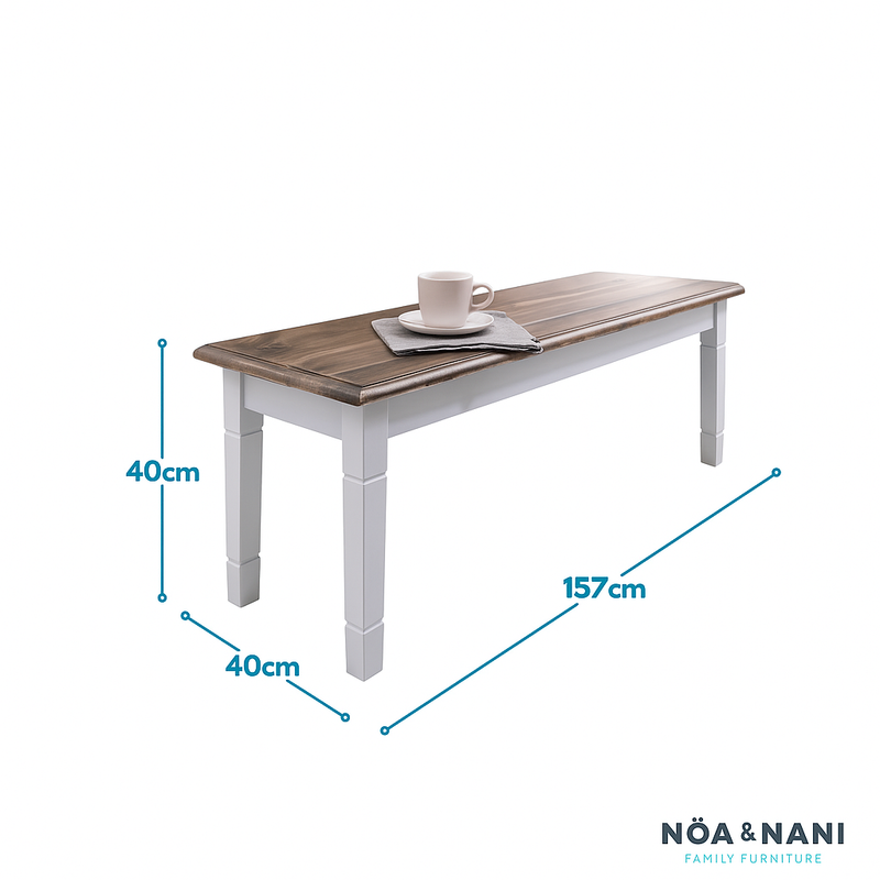 Canterbury Hallway Bench Entryway in Grey and Dark Pine