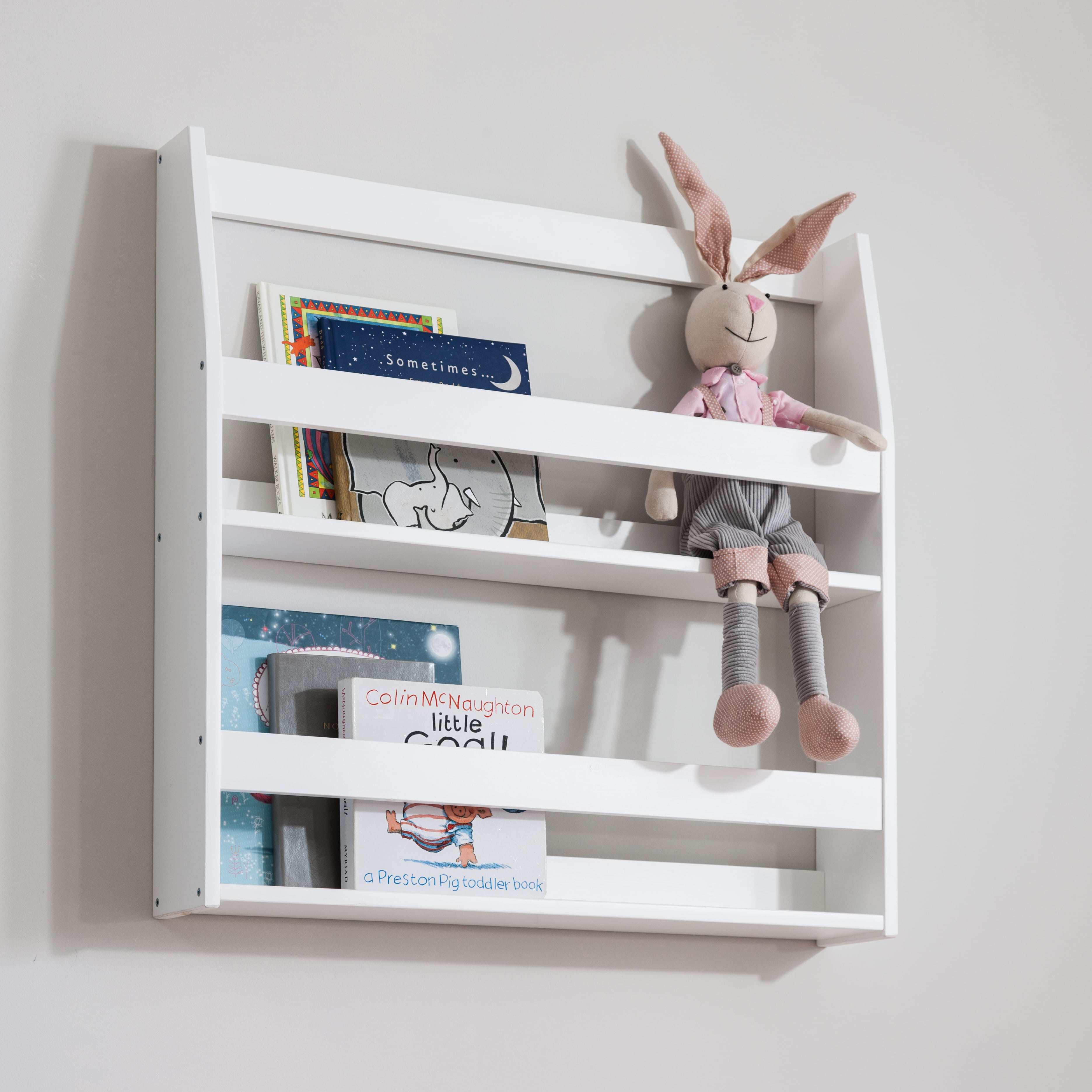 Hakan Display 2 Shelf Bookcase Wall Mounted Classic