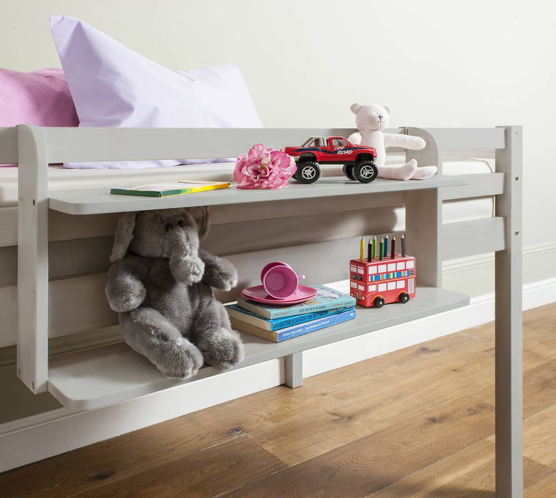 Double Shelf for Cabin or Bunk Beds in Grey
