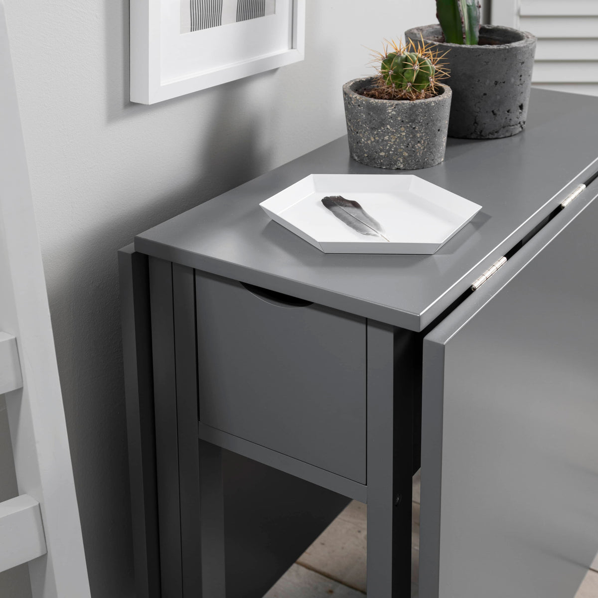 Gustav Folding Dining Table with Drawer | Noa & Nani