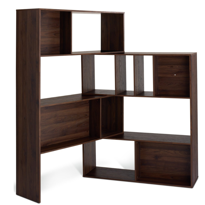 Habitat atwood extendable shelf unit walnut 17753824 (Open Box- See T's & C's for details)