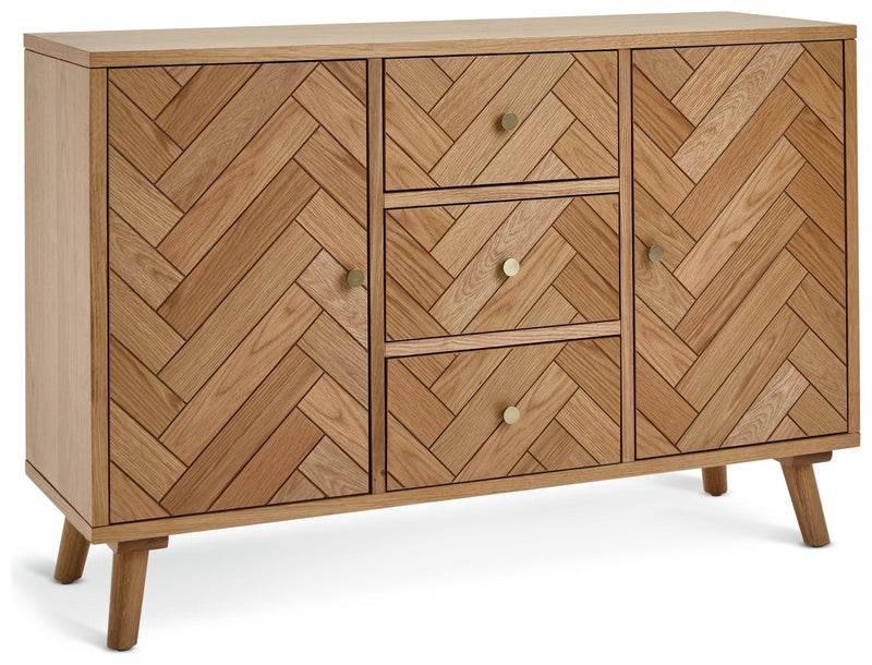 Habitat Afram 2 Door 1 Drawer TV Unit - Natural 14545509 (Open Box- See T's & C's for details)