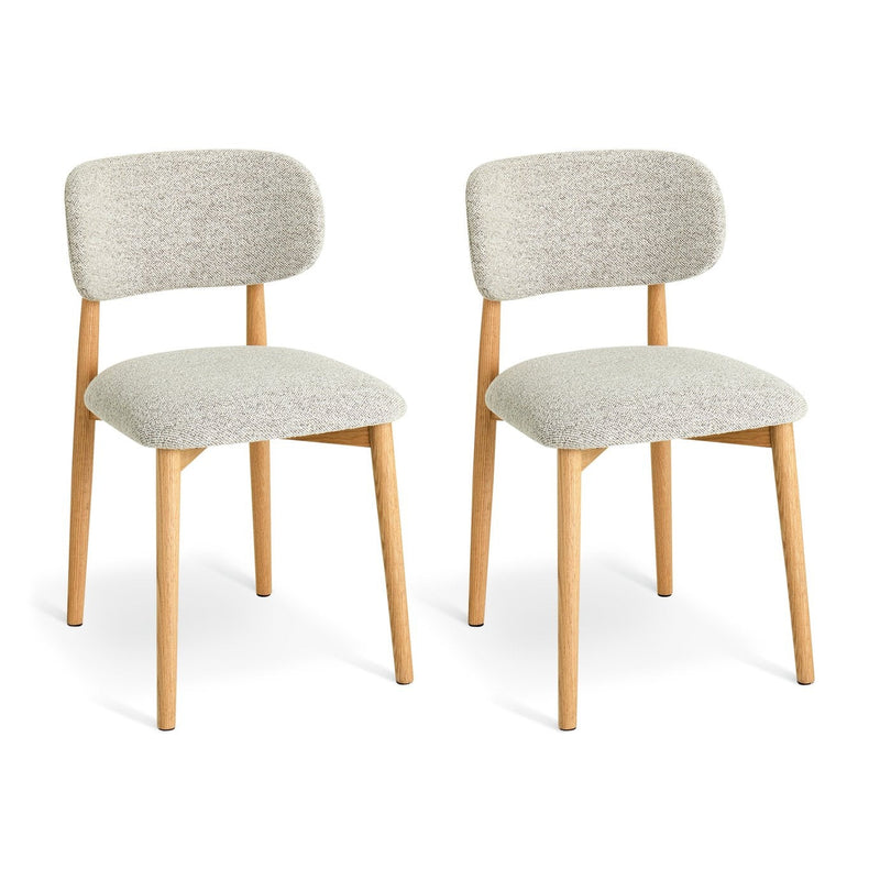 Habitat Noella Fabric Dining Chair - Natural 12025973 (Open Box- See T's & C's for details)