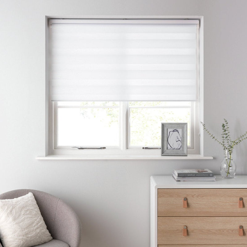 Habitat Day and Night White Roller Blind - 180cm 14586692 (Open Box- See T's & C's for details)