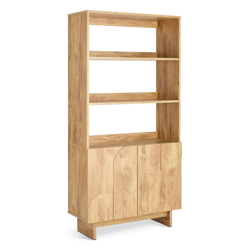 Habitat Cyril 4 Door TV Unit - Natural 17672864 (Open Box- See T's & C's for details)