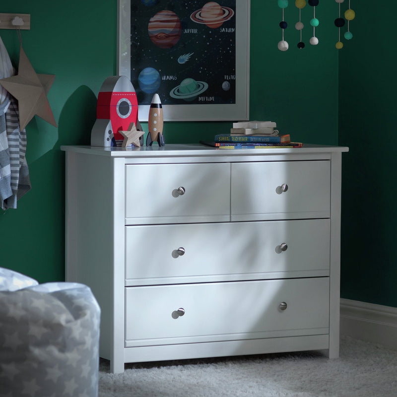 4 Drawer Chest - White 1815346 (Open Box- See T's & C's for details)