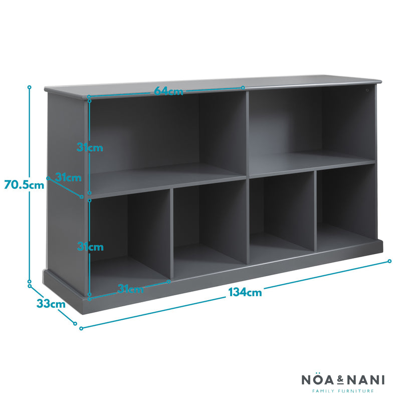 Halmstad Cube Storage Sideboard in Grey