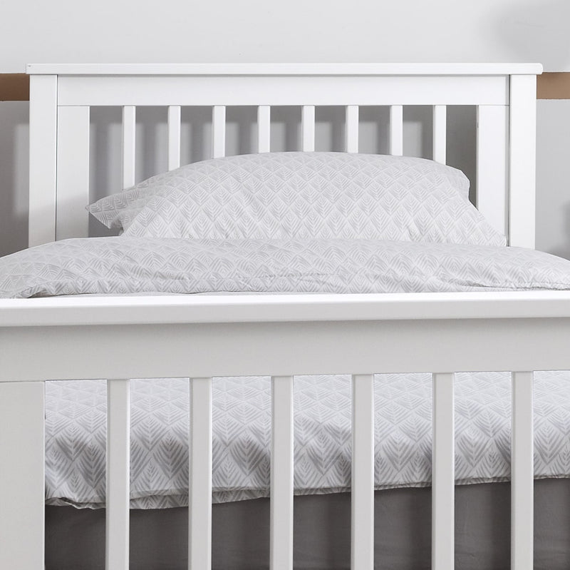 Hampshire Single Bed Frame in Classic White