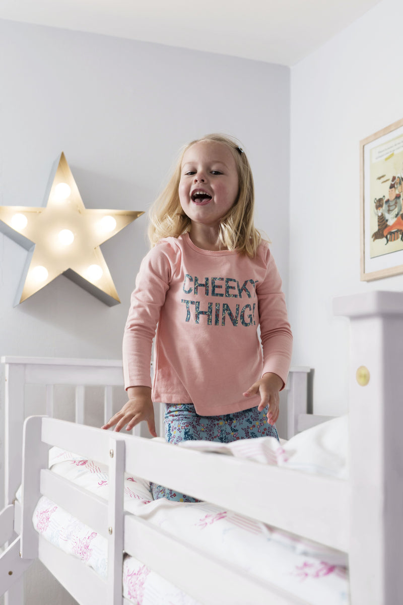 Hanna Triple Bunk Bed with Single and Double Bed in Classic White