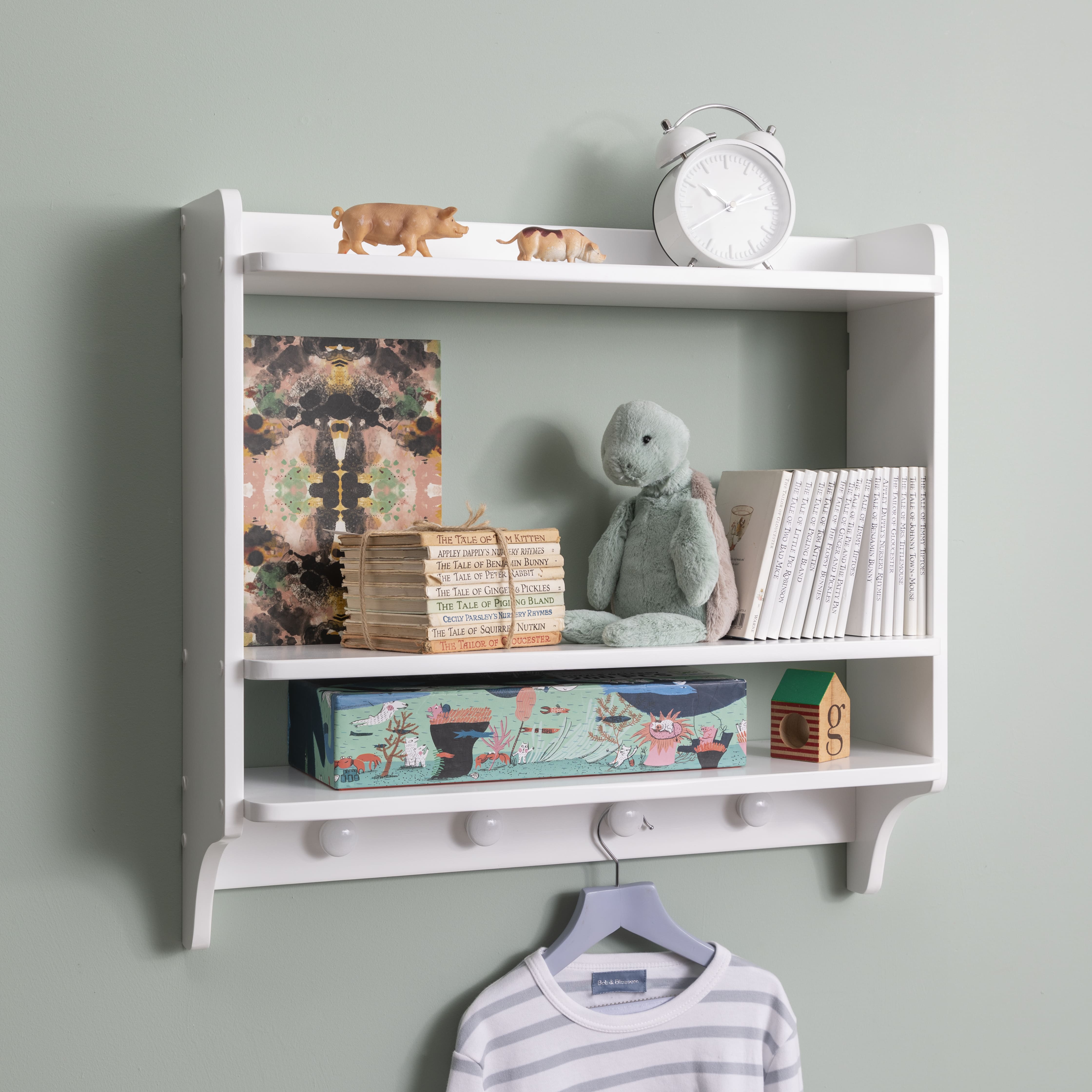 Hege Double Shelf with Coat Hook Noa Nani - Main Image