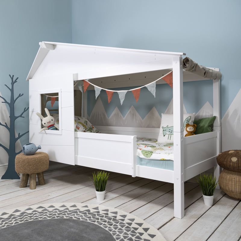 Inka Treehouse Bed Low in Classic White