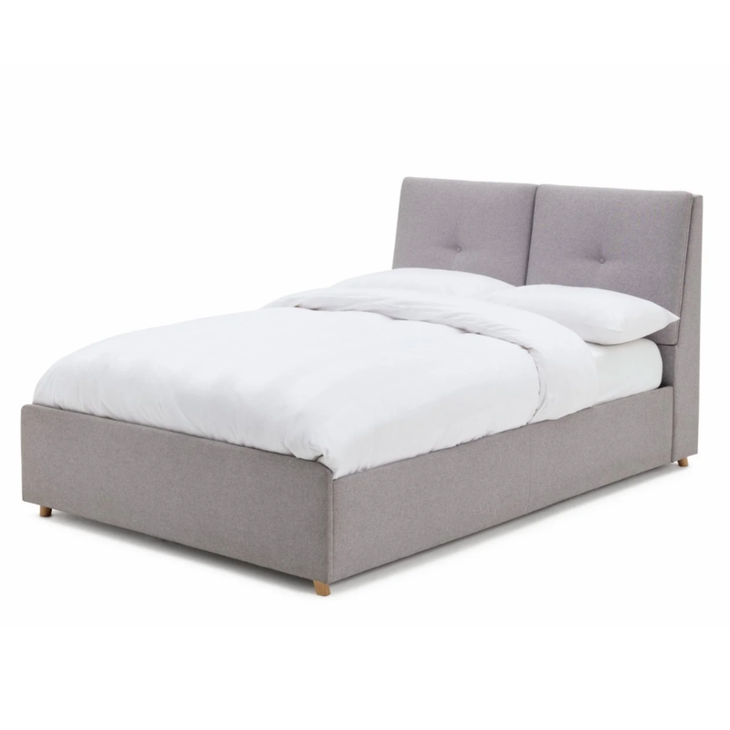 Jackob 4ft6 Grey Bed 14375528 (Open Box- See T's & C's for details)