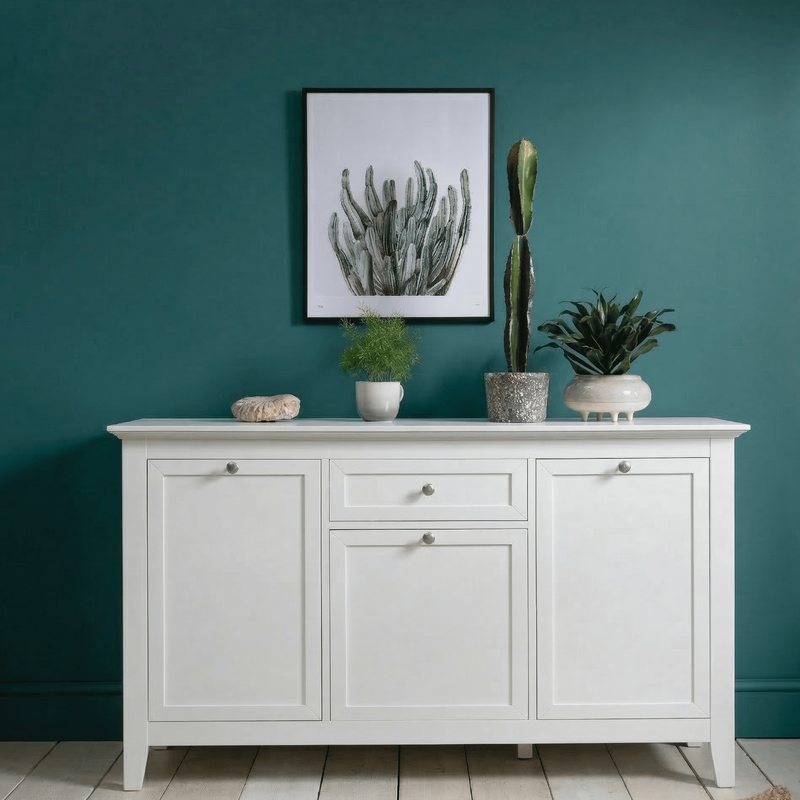 Karlstad Sideboard Narrow Space Saving in Classic White