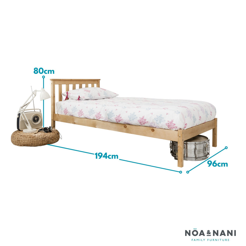 Larson Single Bed in Natural Pine