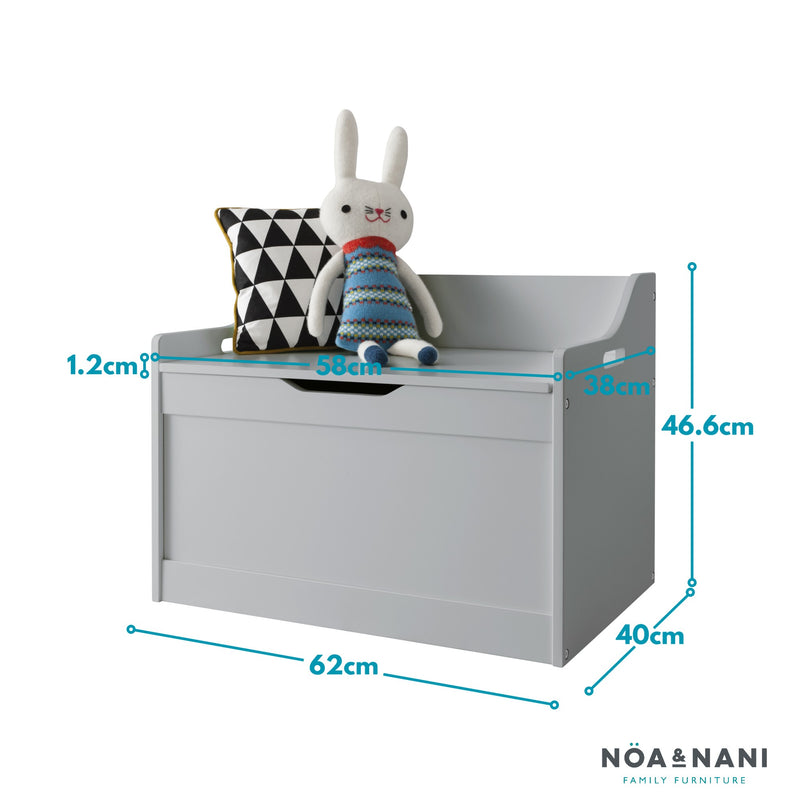 Lola Toy Box Toy Storage Organiser in Silk Grey