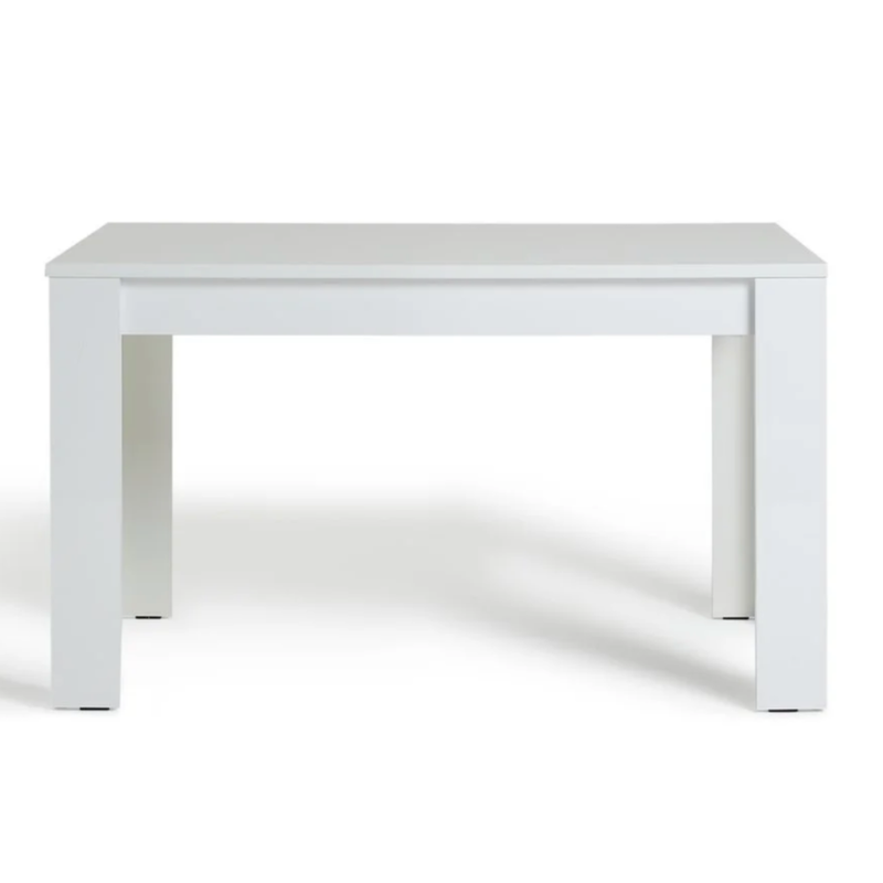 Miami 120cm gloss white tbl 18591559 (Open Box- See T's & C's for details)