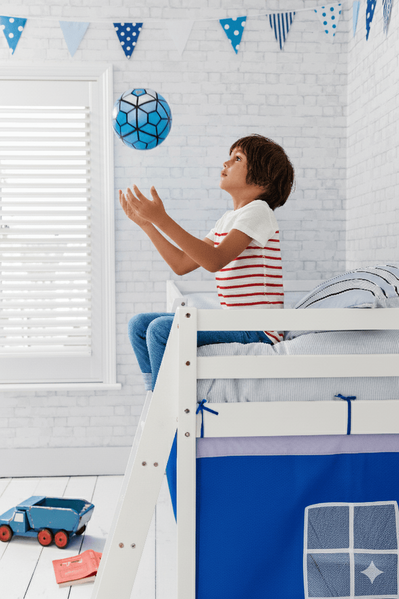 Ontario Cabin Bed Midsleeper Shorty in Classic White