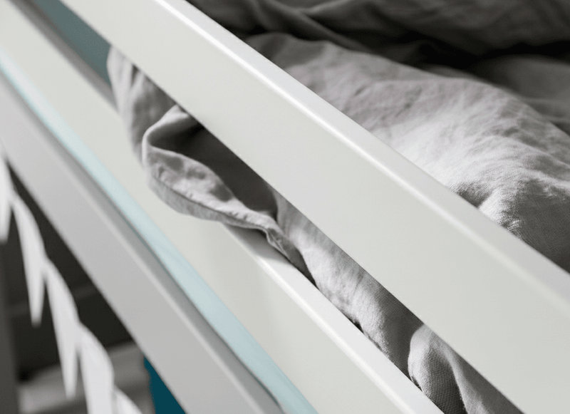 Ontario Cabin Bed Midsleeper Shorty in Classic White