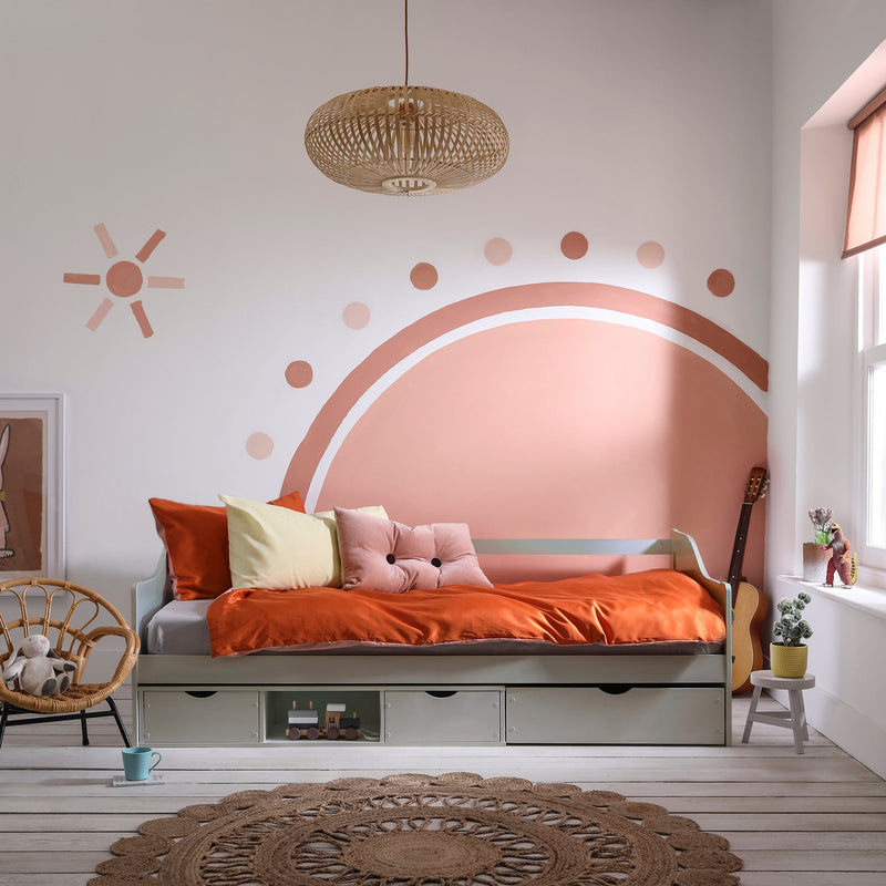 Hove Day Bed with Oda Pull-Out Storage Drawers in Grey